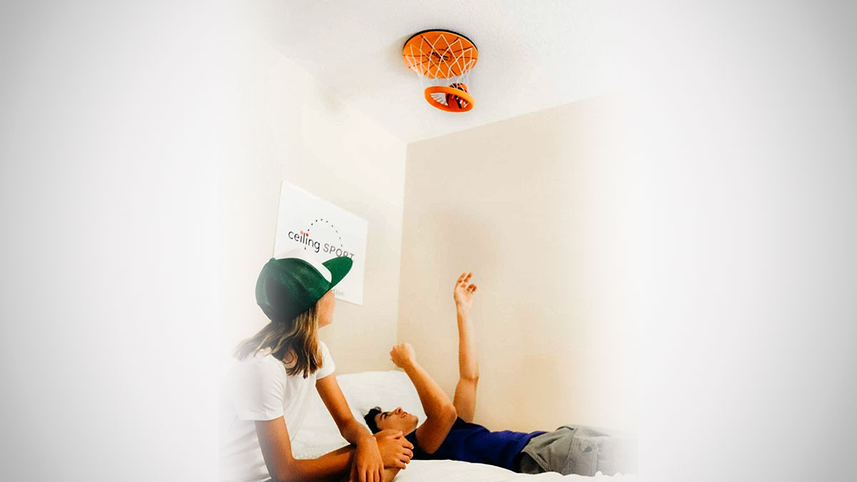 ceilingSWISH Indoor Mini Basketball Hoop ceilingSWISH Indoor Mini Basketball Hoop
