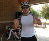 Cyclist Uses Dude Wipes