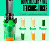 Ginnie Juicer - Compact Masticating Slow Juicer