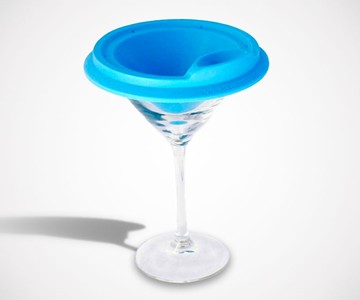 IceLiners Martini Glass & Ice-Lining Silicone Mold