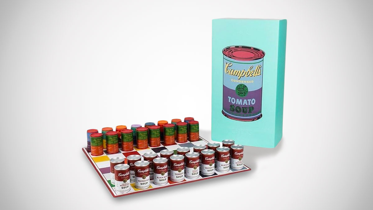 Andy Warhol Campbell's Soup Can Chess Set Andy Warhol Campbell's Soup Can Chess Set
