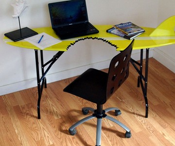 Shark Bite Surfboard Desk Shark Bite Surfboard Desk