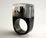 Zombie Hands Resin Ring