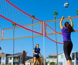 GoSports Slam X 4-Way Volleyball Set