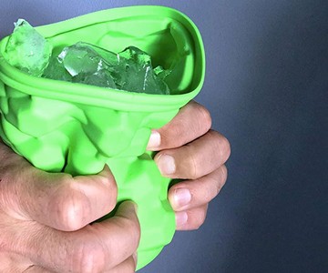 Silicone Bucket Squeeze-It Ice Cube Maker