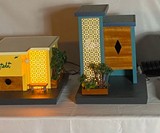 Mid-Century Wood Shop Birdhouses