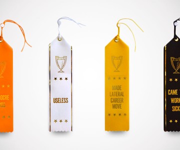 Worst Co-Worker Ribbon Set Worst Co-Worker Ribbon Set