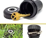 Spiked Sprinkler Head Hide-A-Key