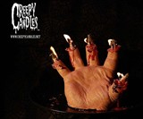 Melting Bloody Hand Candle