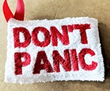 Don't Panic Keychain Towel