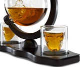 Skull Decanter Set with Skull Shot Glasses