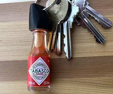 Tabasco Hot Sauce Keychain Tabasco Hot Sauce Keychain