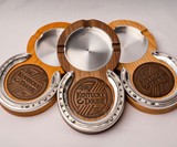 Kentucky Double Cigar Ashtray & Coaster