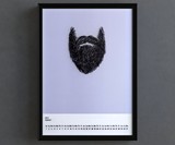 Bearded Year Transparent Overlay Calendar