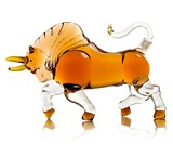 Charging Bull Liquor Decanter