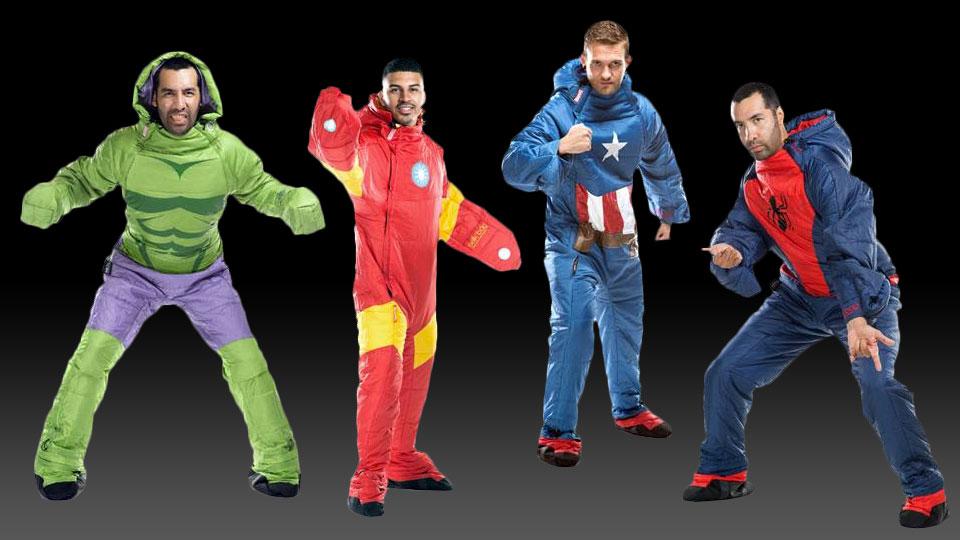 Marvel Superhero Wearable Sleeping Bags