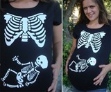 Skeleton Maternity Shirt