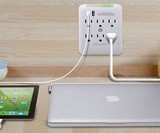 Surge Protector with 6 Outlets & 2 USB Ports