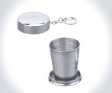 Collapsible Shot Glass Key Ring