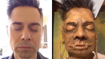 Custom Shrunken Head Replica Custom Shrunken Head Replica