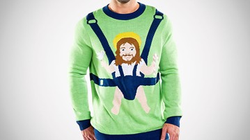Bouncing Baby Jesus Ugly Christmas Sweater Bouncing Baby Jesus Ugly Christmas Sweater