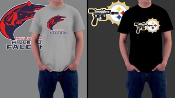 Shirt Battle NFL-Star Wars Mashup T-Shirts Shirt Battle NFL-Star Wars Mashup T-Shirts
