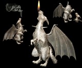 Sterling Silver Dragon Lamp
