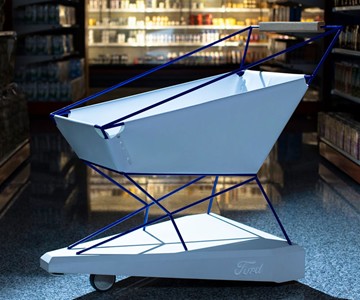 Ford Self-Braking Shopping Cart