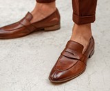Ace Marks Fold-Flat, Crease-Free Leather Travel Shoes