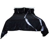 Black & White Marble Bedding