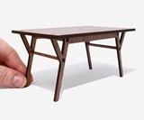 Mini Materials Mid-Century Modern Wood Furniture Kits
