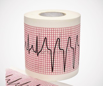 EKG Rhythm Strip Toilet Paper EKG Rhythm Strip Toilet Paper