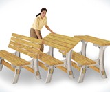Flip Top Convertible BenchTable