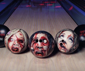 Zombie Head Bowling Balls