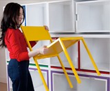 As if from Nowhere... Hidden Table & Chairs Bookcase