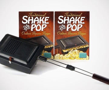 Shake & Pop Open Fire Popcorn Popper Shake & Pop Open Fire Popcorn Popper