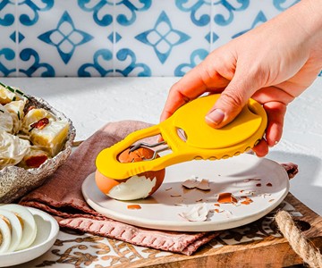 Eggler Egg Cracker, Peeler & Slicer Eggler Egg Cracker, Peeler & Slicer