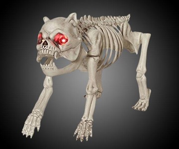 Skeleton Dog with LED Eyes Skeleton Dog with LED Eyes
