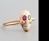 Rose Gold Skull Ring