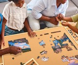 Jumbl Puzzle Board Wooden Jigsaw Puzzle Table