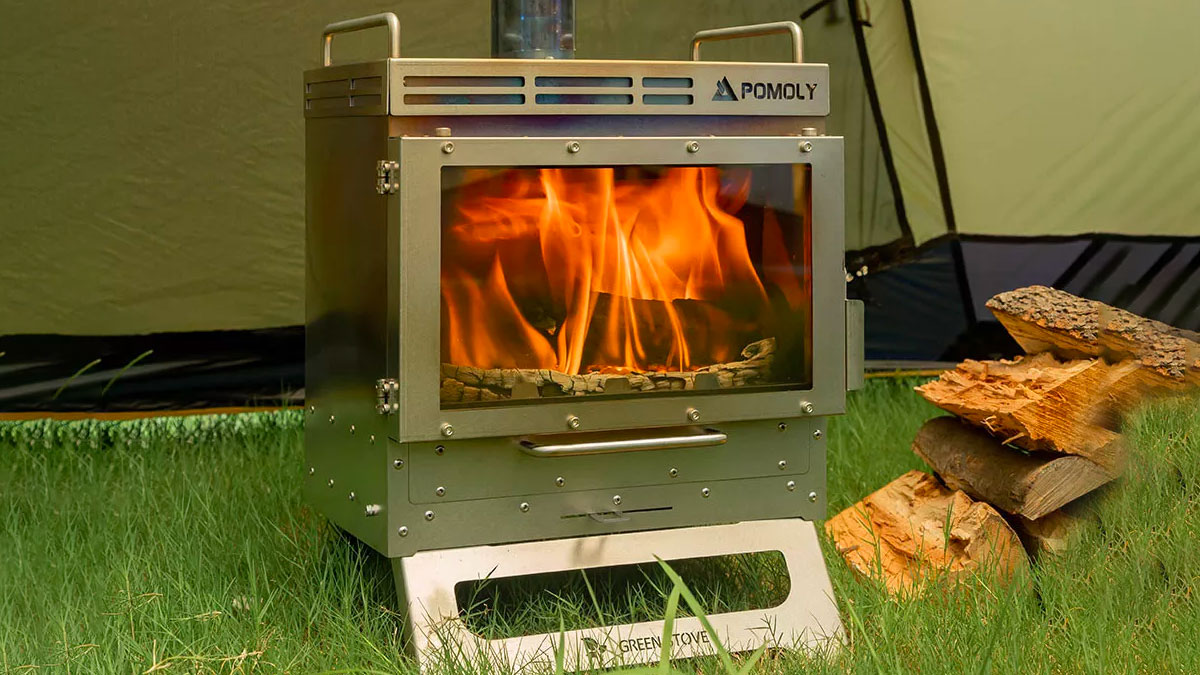 Dweller-Ti Wood Stove - Titanium Outdoor Fireplace Dweller-Ti Wood Stove - Titanium Outdoor Fireplace