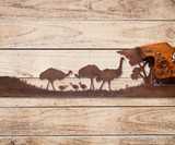 Metal Handsaw Art