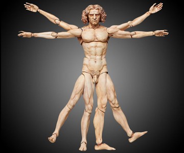 Vitruvian Man Action Figure