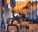 Pipe Man Liquor Bottle Holder & Dispenser