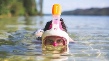 The Snorkeling Mask: SUBEA Tribord EasyBreath Snorkeling Mask The Snorkeling Mask: SUBEA Tribord EasyBreath Snorkeling Mask