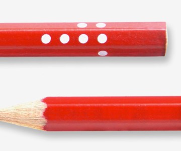 Pencil Dice - Pencil with Integrated Rolling Dice Pencil Dice - Pencil with Integrated Rolling Dice