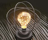 Atomic Age LED Metal Desk Lamp