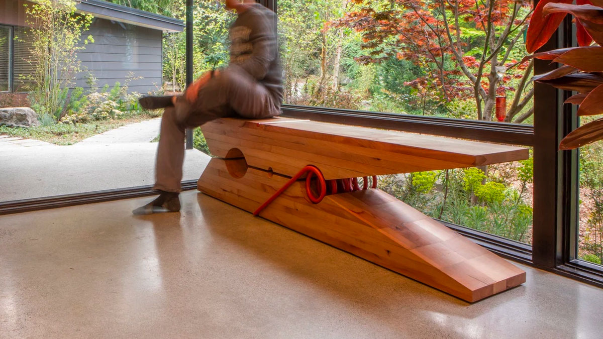 Clothespin Bench