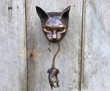 Cat & Mouse Door Knocker Cat & Mouse Door Knocker