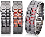 Iron Samurai Blue LED Watch